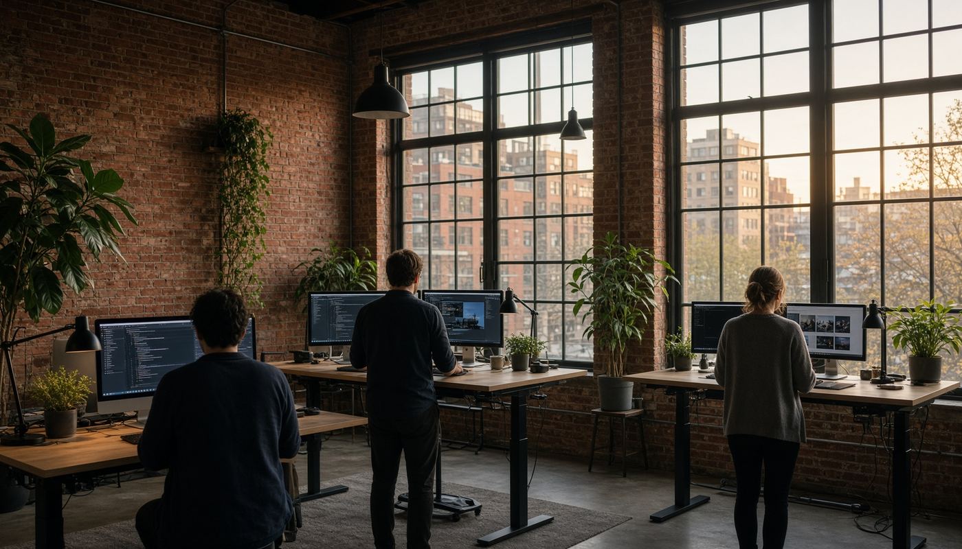 Toronto loft office